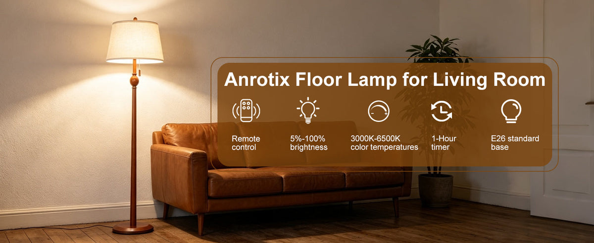 Floor Lamp for Bedroom: Warm, Dimmable Lighting for Better Sleep