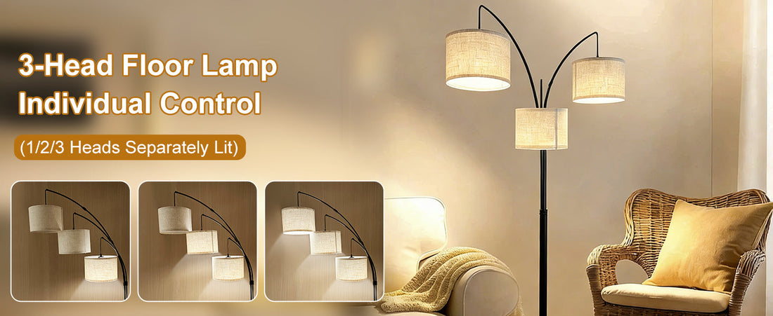 3-Head Floor Lamp: Why Adjustable Multi-Head Lighting Wins