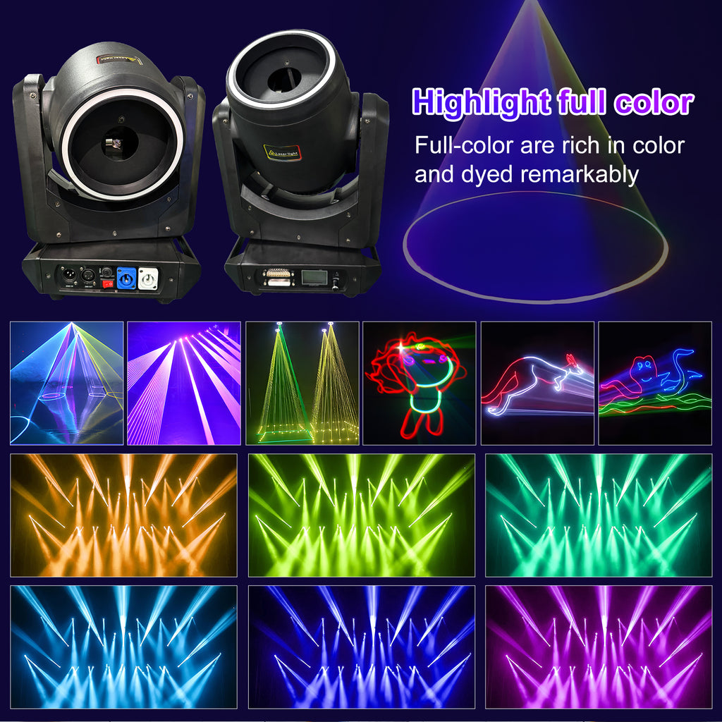 10W Moving Head Laser Light with APP Control Durable Design for DJ Lights