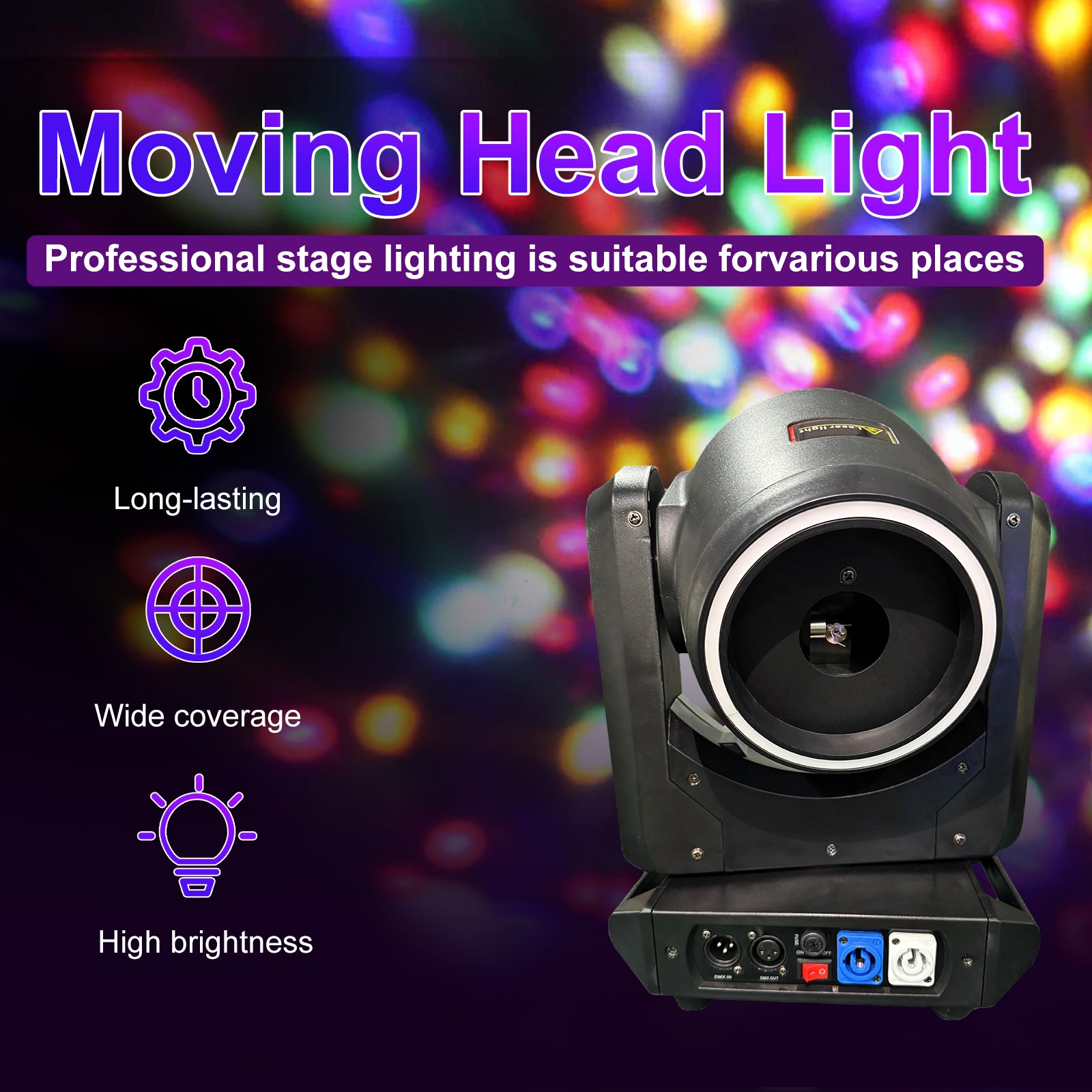 10W App Controlled Moving Head Laser Light for Stage DJ Party