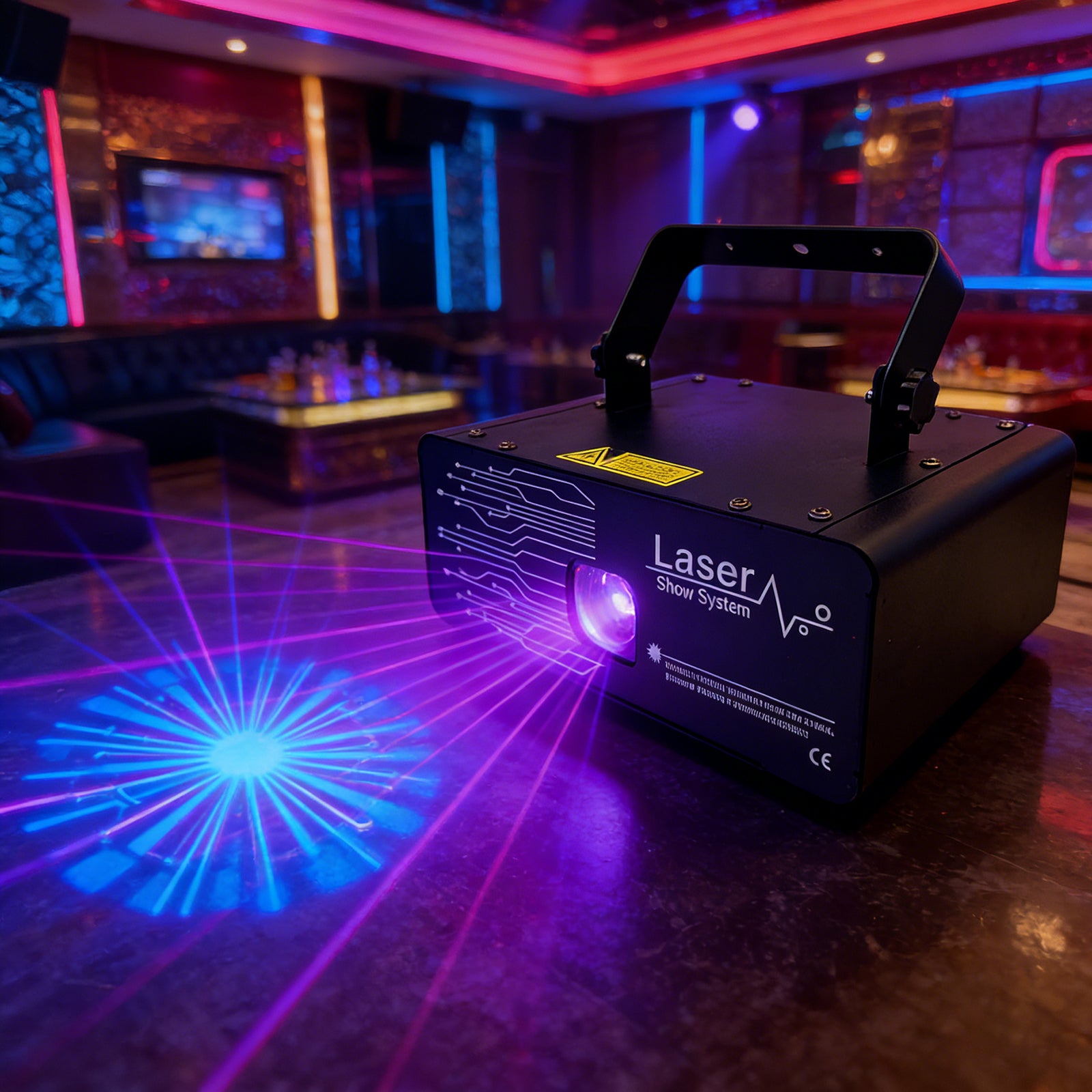 500mW Full Color Animated DMX Laser Light