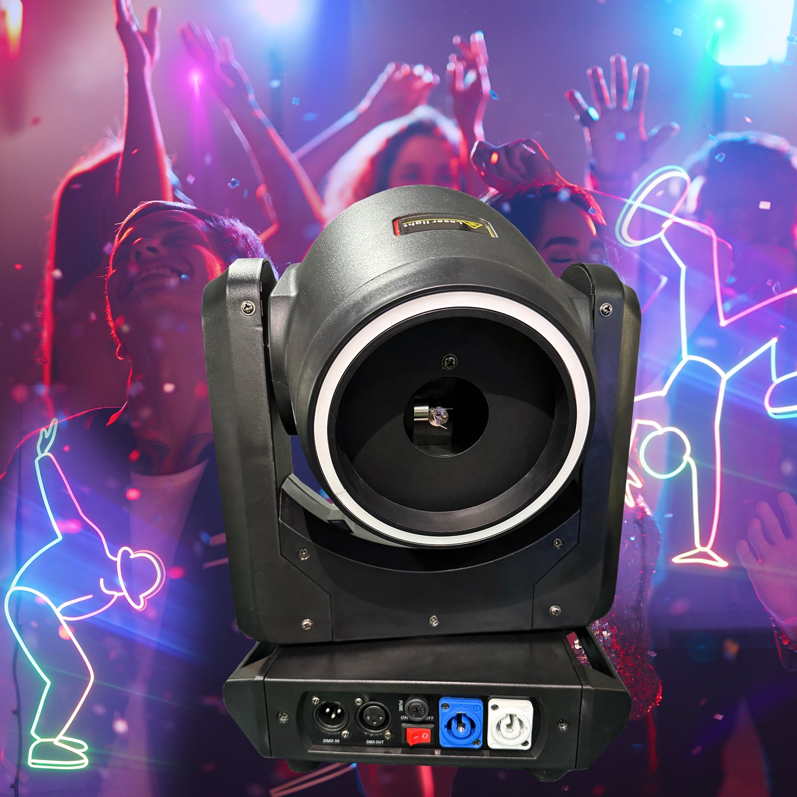 10W Moving Head Laser Light with APP Control Durable Design for DJ Lights
