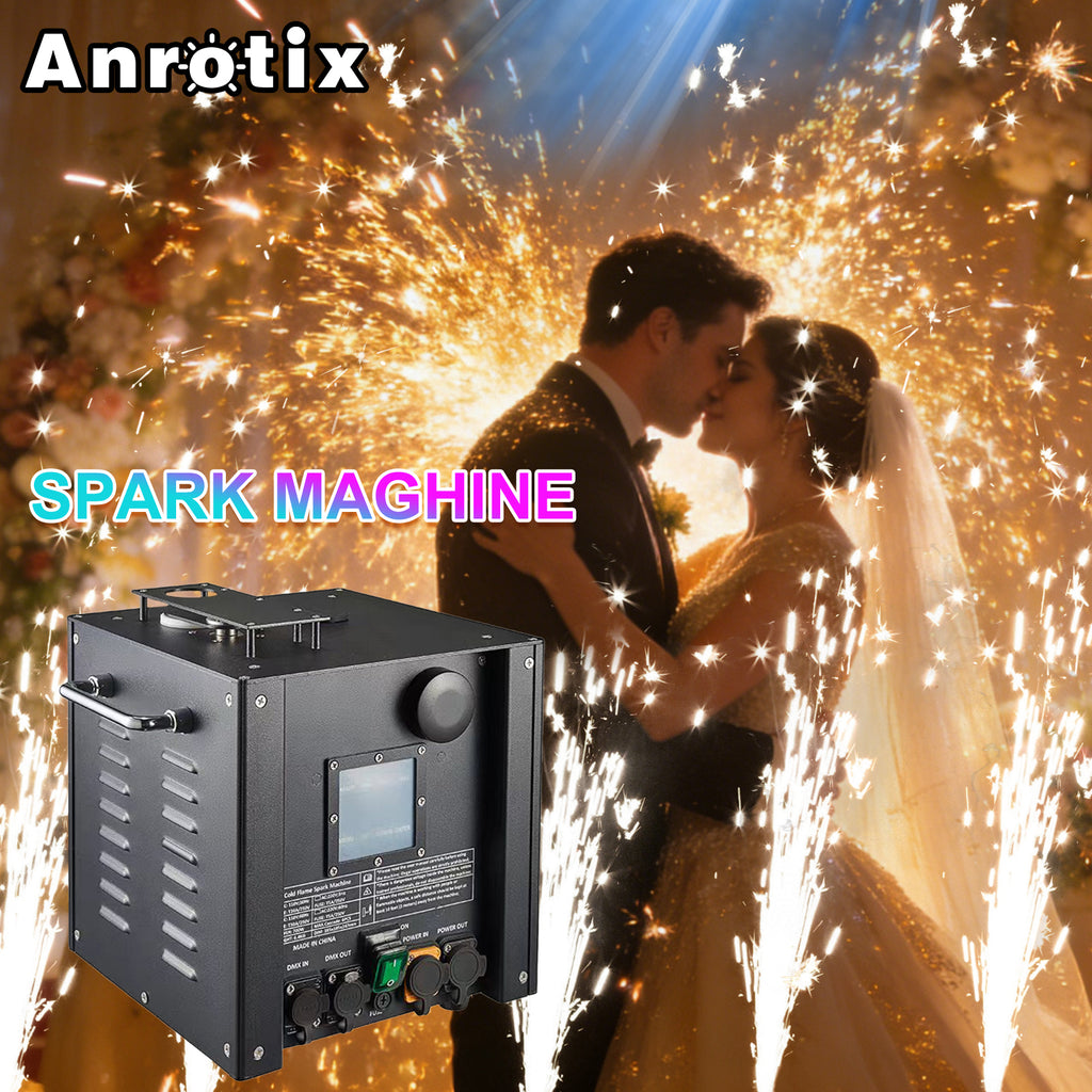 Cold sparkle machine，750w IP65 Waterproof outdoor 2.5-5.5m Fountain Effect