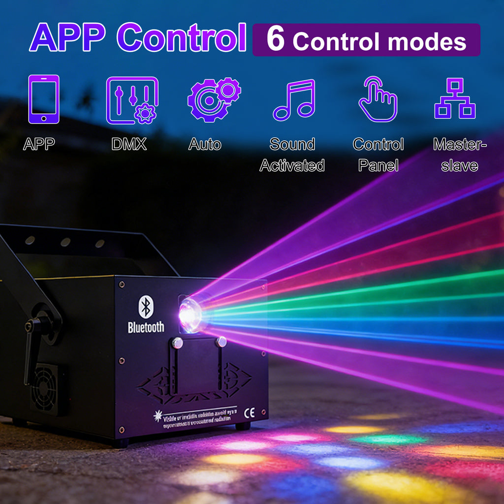 Latest 3W Full Color RGB Laser Light Projection