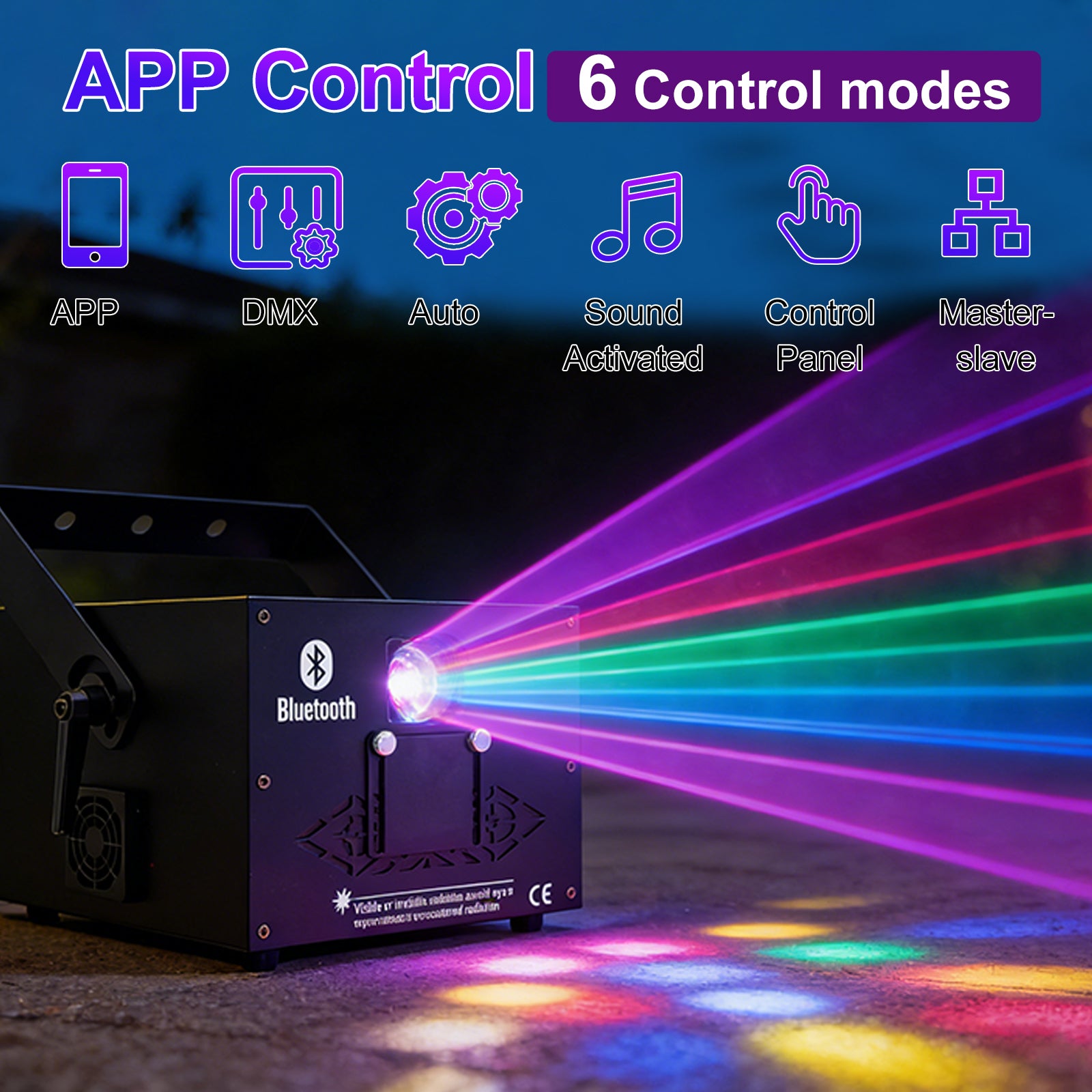 Latest 3W Full Color RGB Laser Light Projection