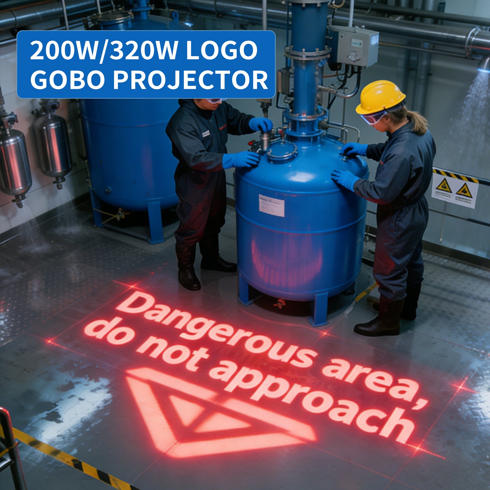 TOUHENG Logo Gobo Projector HD Logo Weatherproof Projection Light