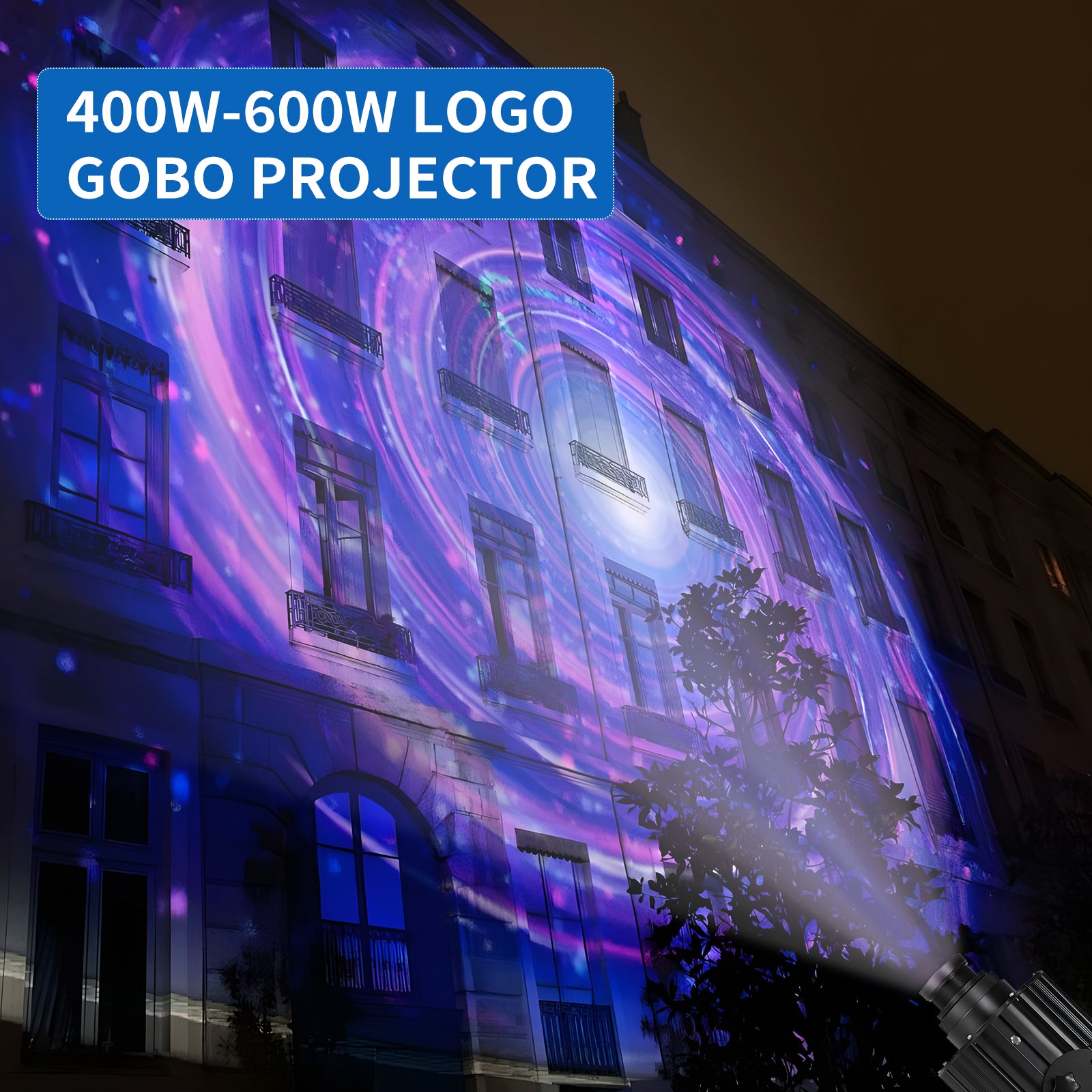 YINGHE Logo Gobo Projector HD Logo Weatherproof Projection Light