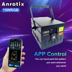15w rgb animation  programmable  laser projector lights