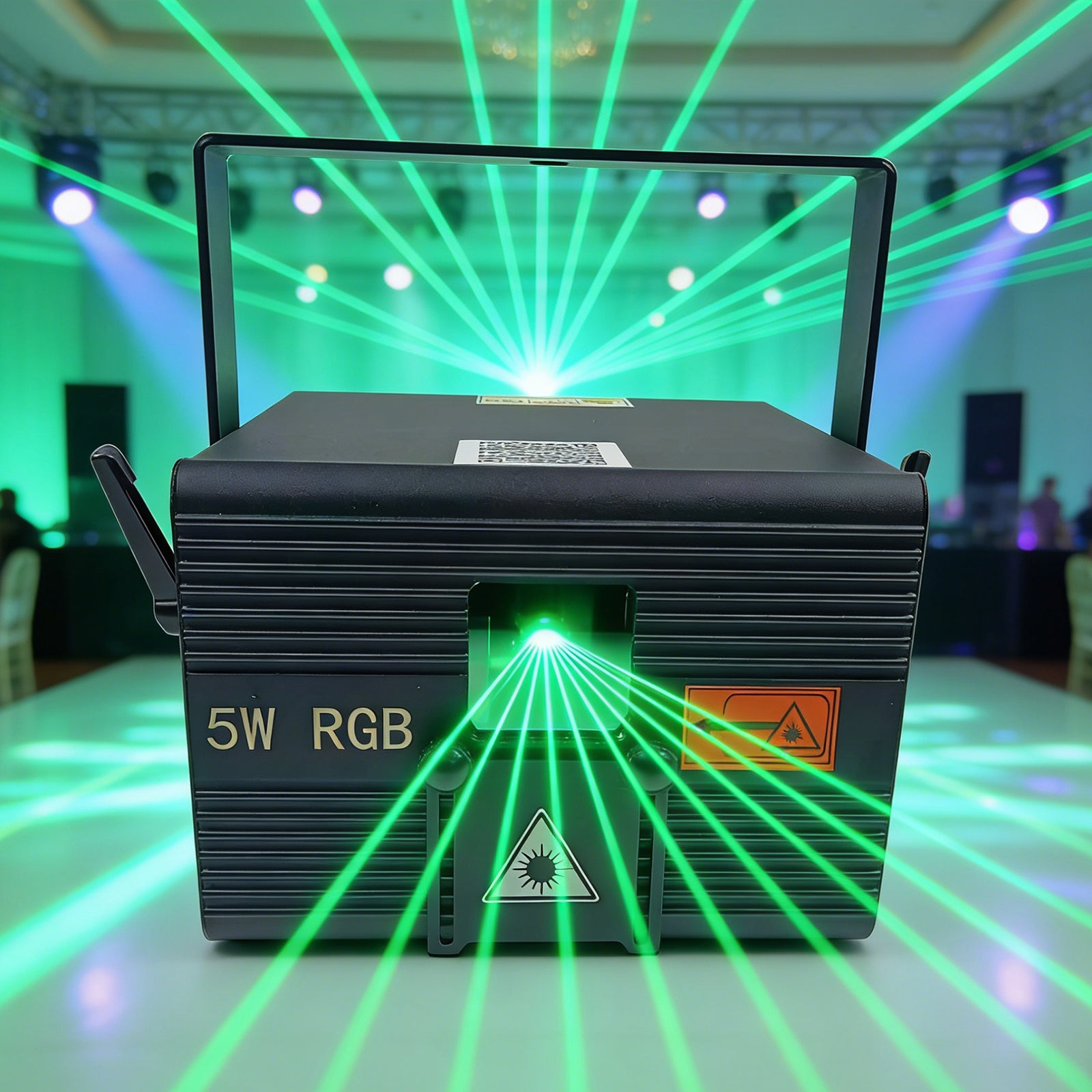 5W RGB DJ Laser Lights Full Color Animation APP Control 3D Animation Stage Laser Light Projector
