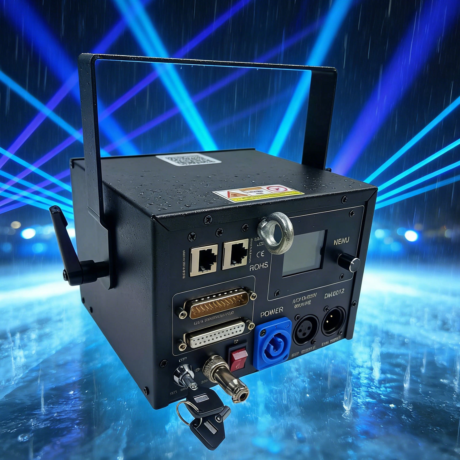 5W RGB 3D Laser Light Wedding Party Professional DMX RGB Laser Night Club DJ