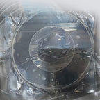 Transparent Quartz Ring, Opaque Quartz Ring, Quartz Glass Flange, High Temperature Resistant Frosted Quartz Circular Insulating Ring