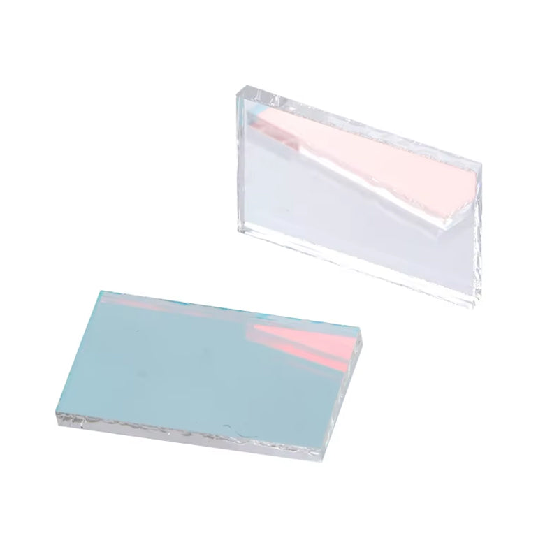 Dichroic Beam Splitter 2.5cm High Temperature Resistant Half-Silvered Mirror Color Filter