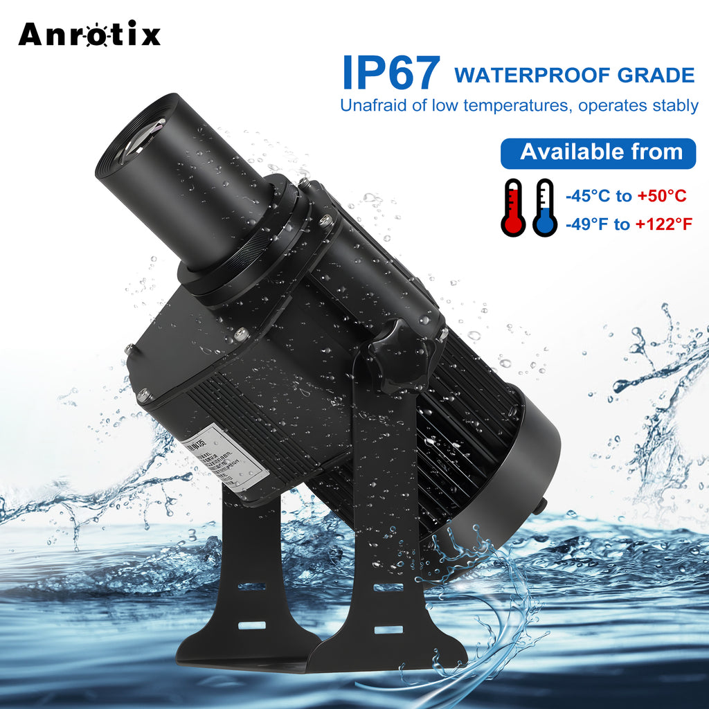 LIUFU 150W Logo Gobo Projector HD Logo Weatherproof Projection Light