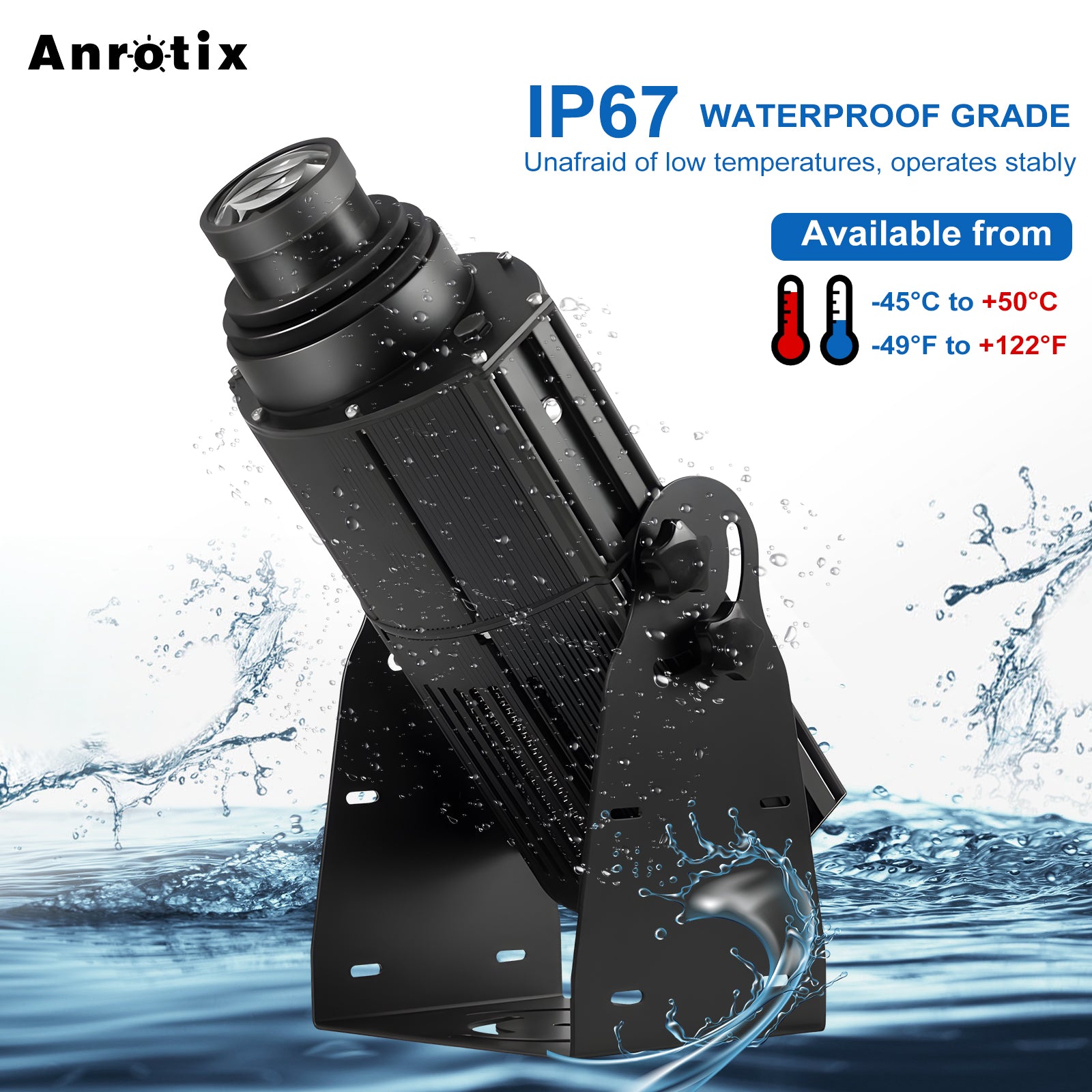 TOUHENG Logo Gobo Projector HD Logo Weatherproof Projection Light