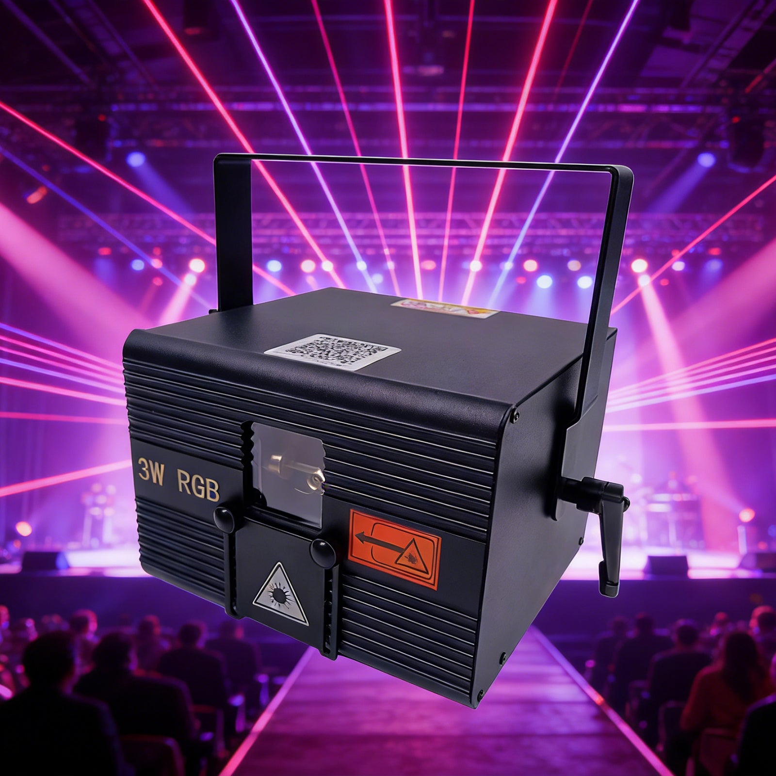 3W RGB Laser Light Show Projector with App Control For Party, Stage, Disco, KTV, Bar