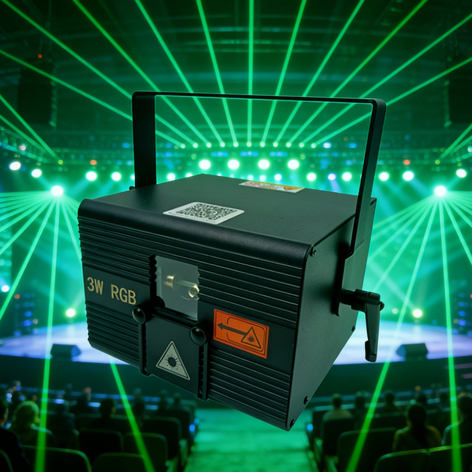 3W RGB Full Color Animation Stage Effect Light DJ Disco Stage Beam Lights for Party Wedding Event Lighting Show