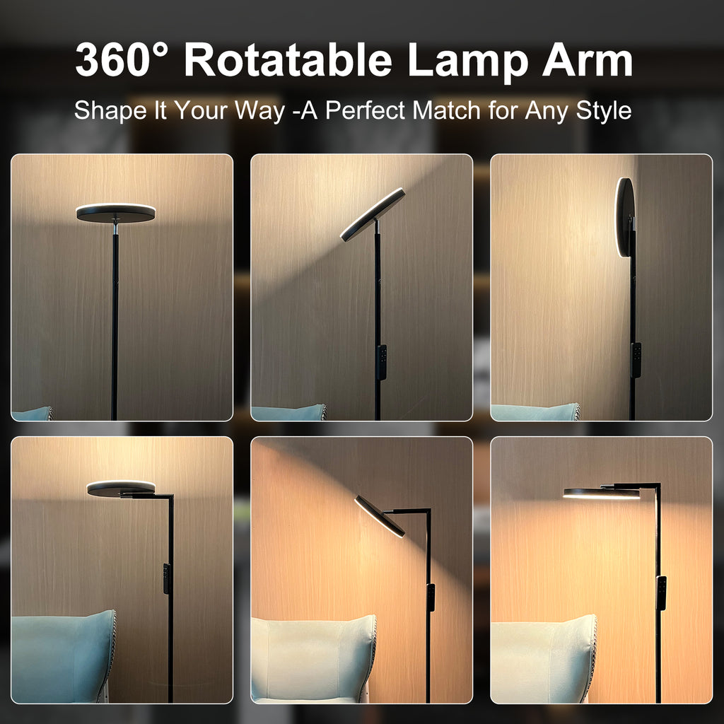 360 rotatable lamp arm