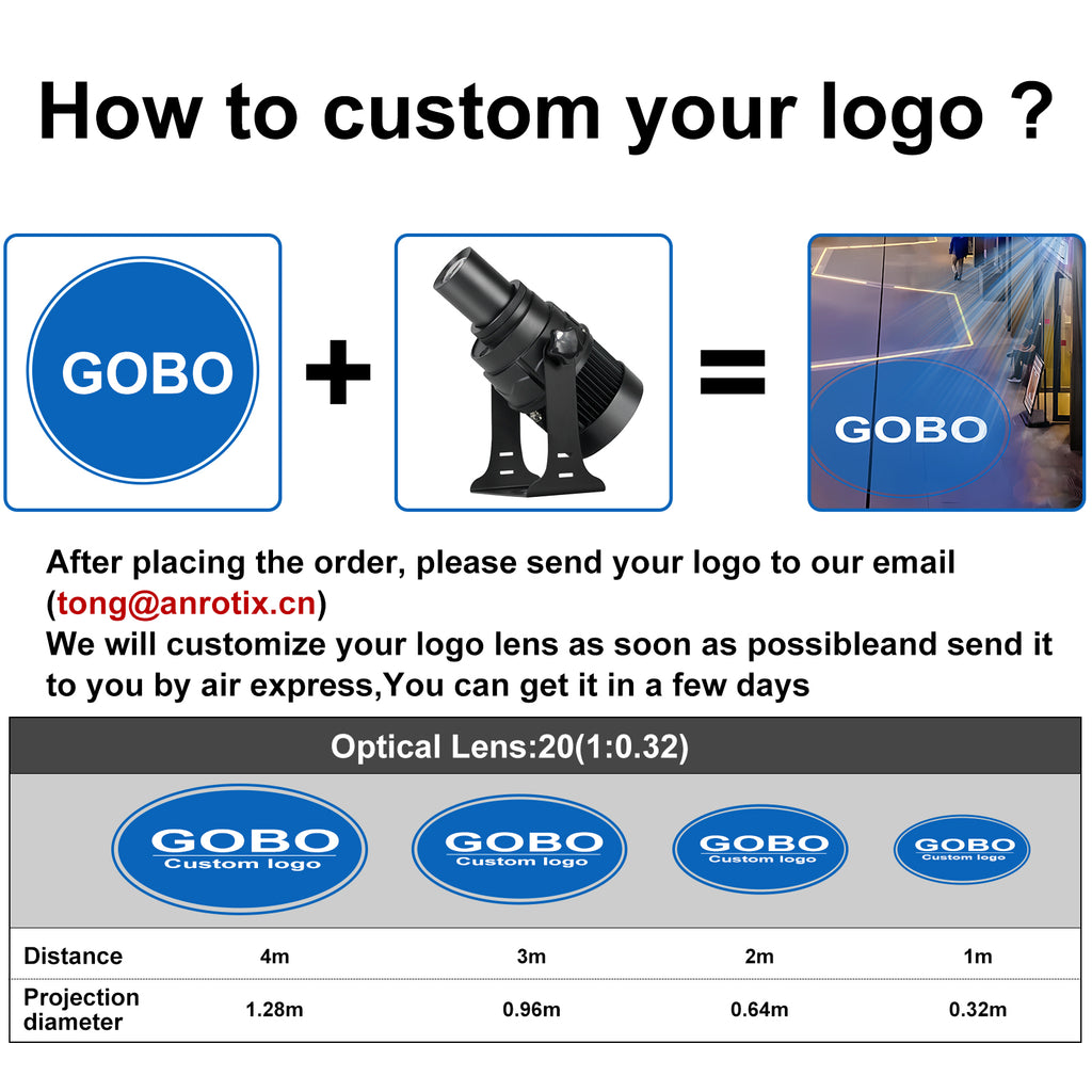 BAOLIAN Logo Gobo Projector HD Logo Weatherproof Projection Light