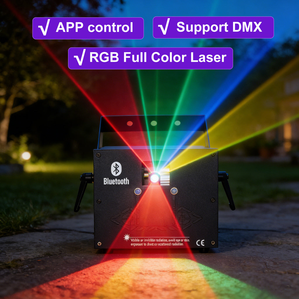 Latest 3W Full Color RGB Laser Light Projection