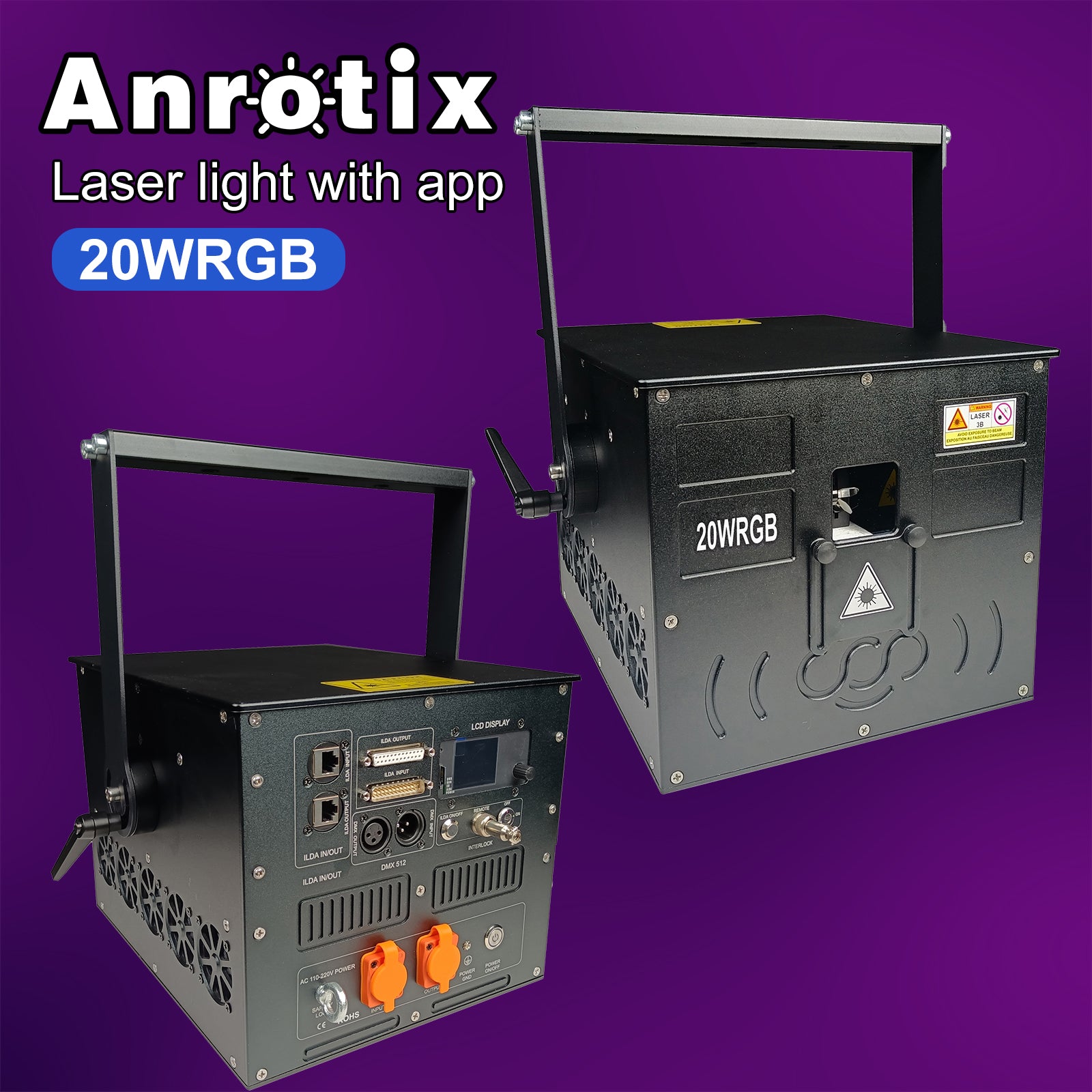 UL certified 20w outdoor laser light advertising