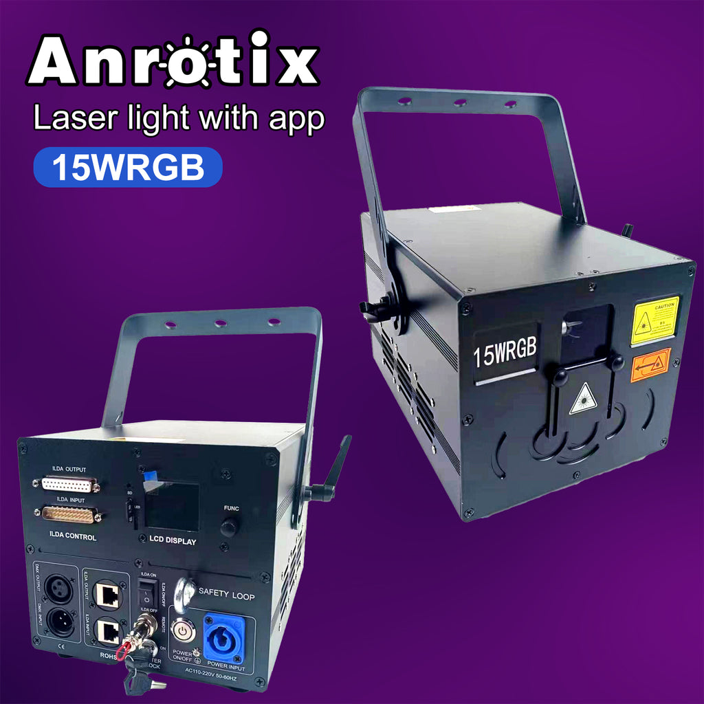 15W laser light with app control