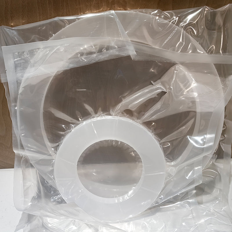 Transparent Quartz Ring, Opaque Quartz Ring, Quartz Glass Flange, High Temperature Resistant Frosted Quartz Circular Insulating Ring