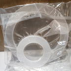 Transparent Quartz Ring, Opaque Quartz Ring, Quartz Glass Flange, High Temperature Resistant Frosted Quartz Circular Insulating Ring