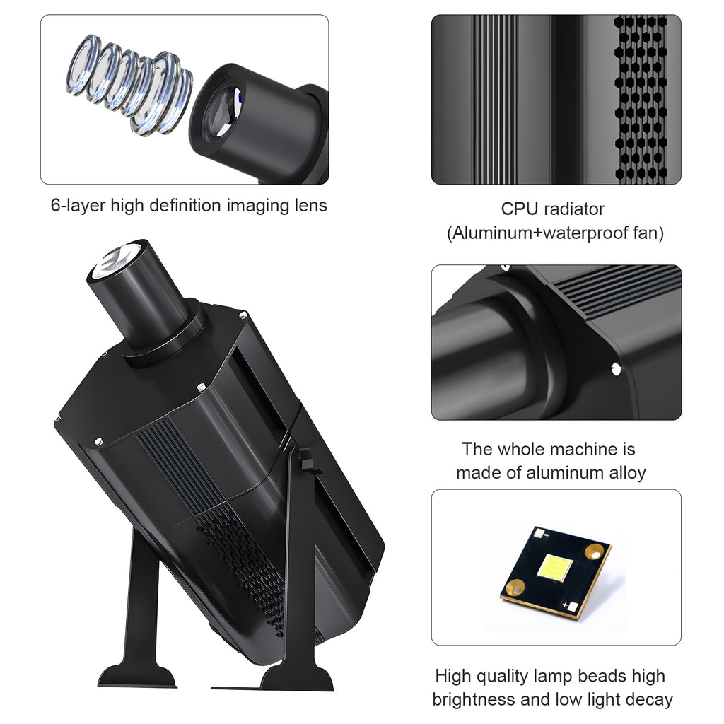 DALIUFU Logo Gobo Projector HD Logo Weatherproof Projection Light