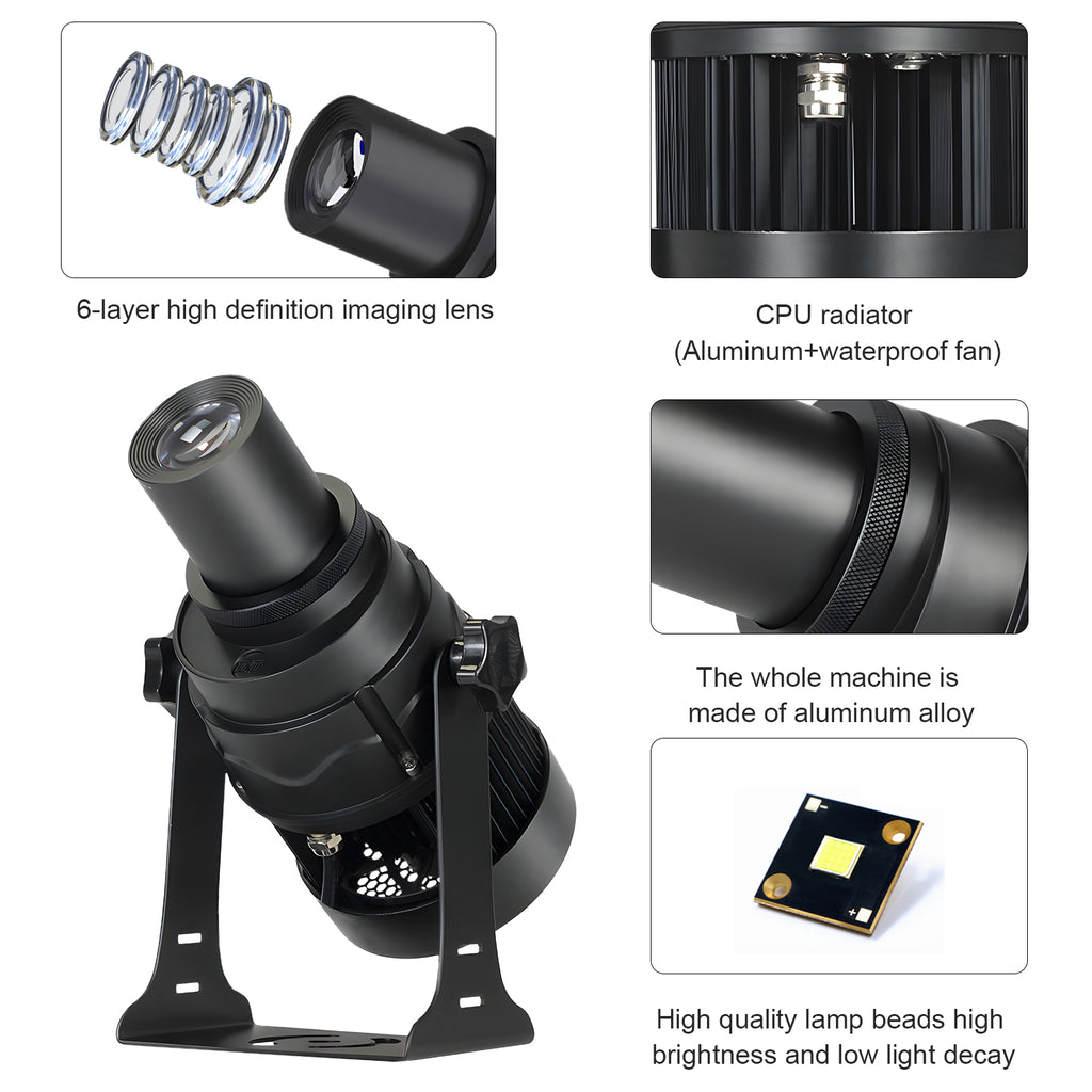 BAOLIAN Logo Gobo Projector HD Logo Weatherproof Projection Light