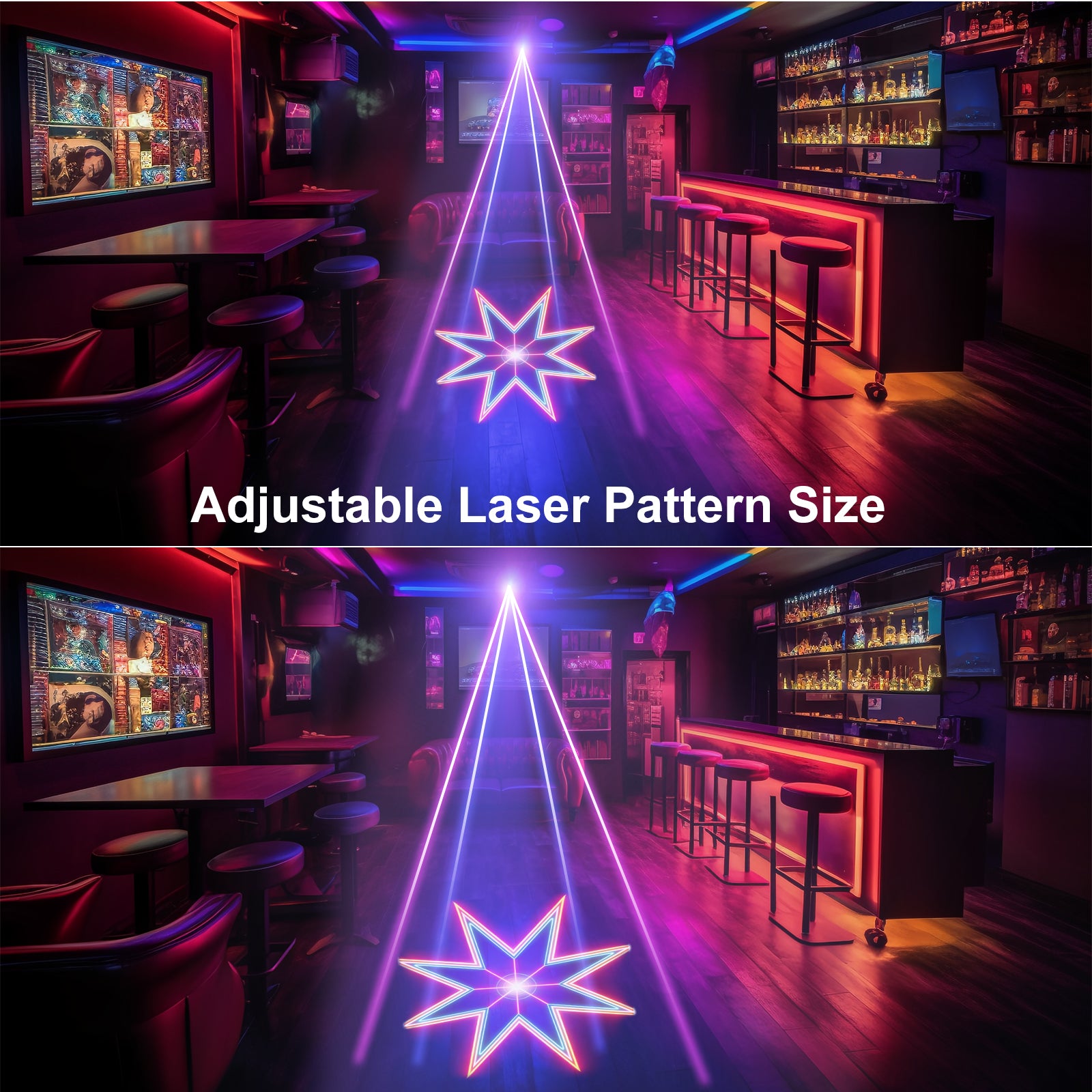 High power projection  outdoor laser light show equipment