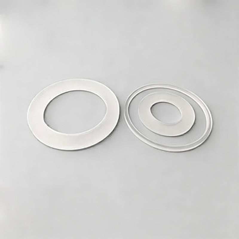 Transparent Quartz Ring, Opaque Quartz Ring, Quartz Glass Flange, High Temperature Resistant Frosted Quartz Circular Insulating Ring