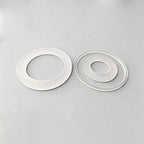 Transparent Quartz Ring, Opaque Quartz Ring, Quartz Glass Flange, High Temperature Resistant Frosted Quartz Circular Insulating Ring