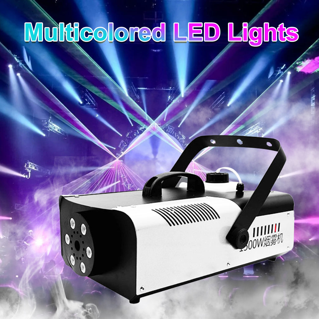 1500W Fog Machine, Smoke Machine with LED Lights Effect