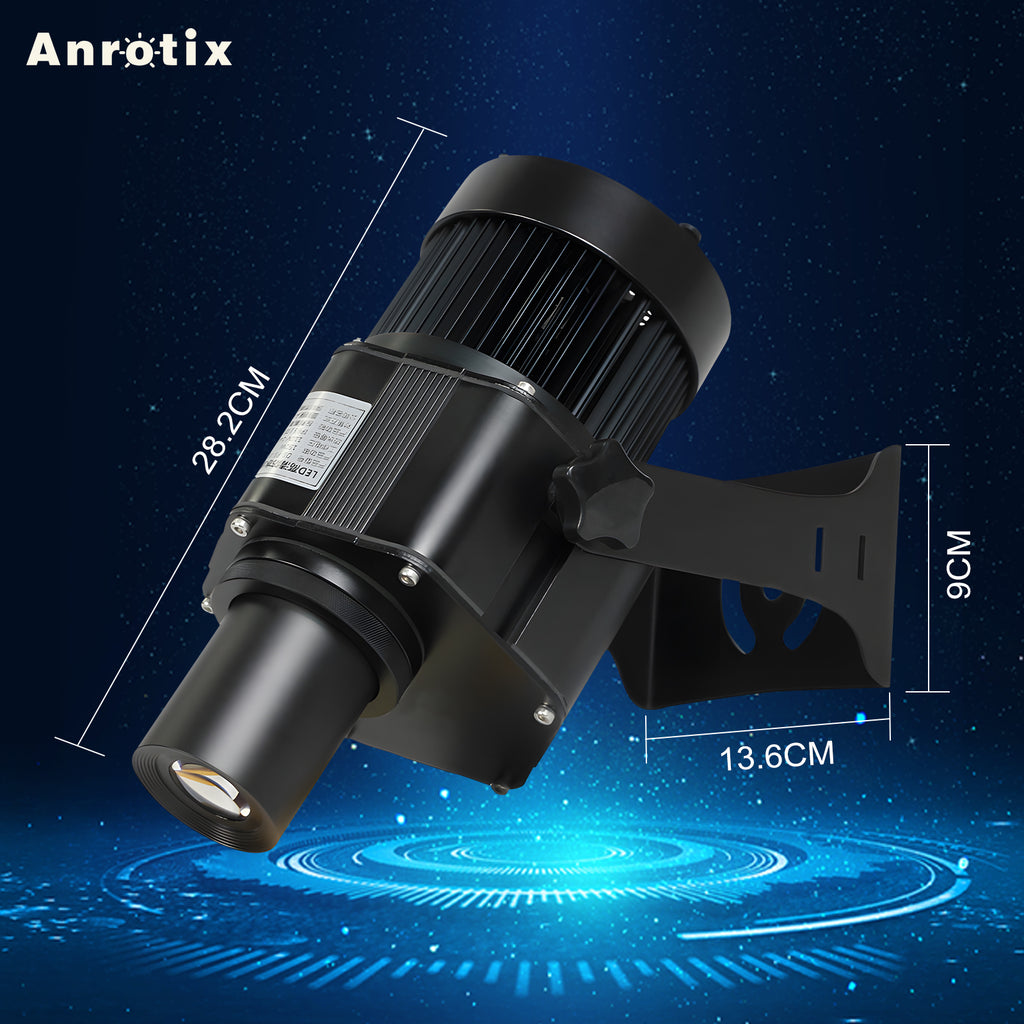 LIUFU 150W Logo Gobo Projector HD Logo Weatherproof Projection Light