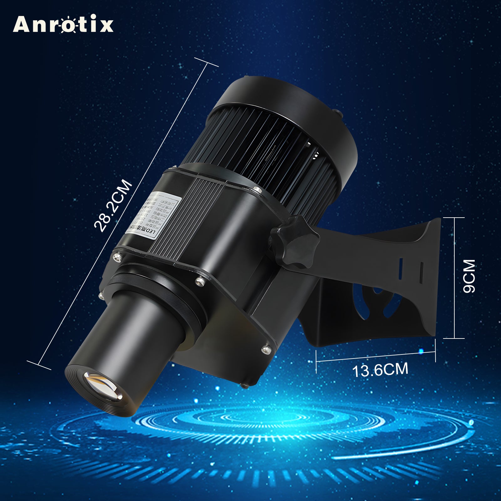 LIUFU 150W Logo Gobo Projector HD Logo Weatherproof Projection Light