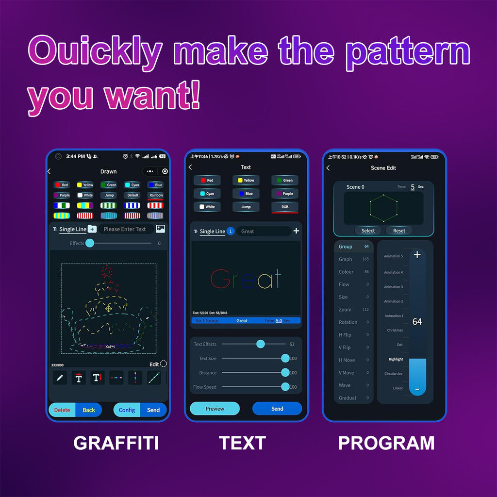 3W laser light with app control , 3D Animation Laser Projector