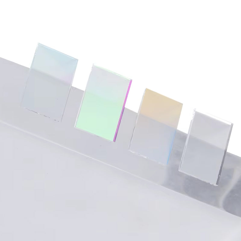 Dichroic Beam Splitter 2.5cm High Temperature Resistant Half-Silvered Mirror Color Filter