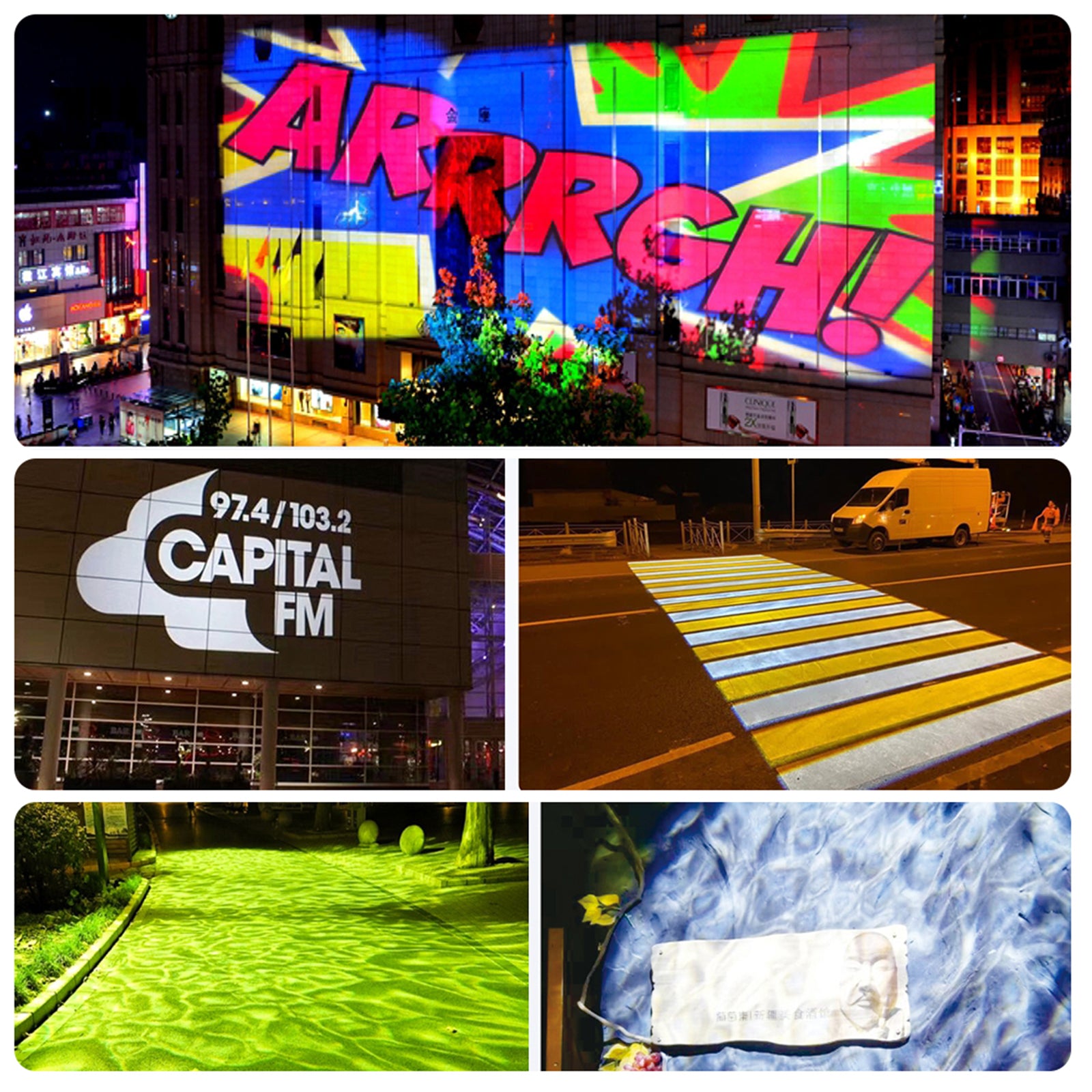 DALIUFU Logo Gobo Projector HD Logo Weatherproof Projection Light