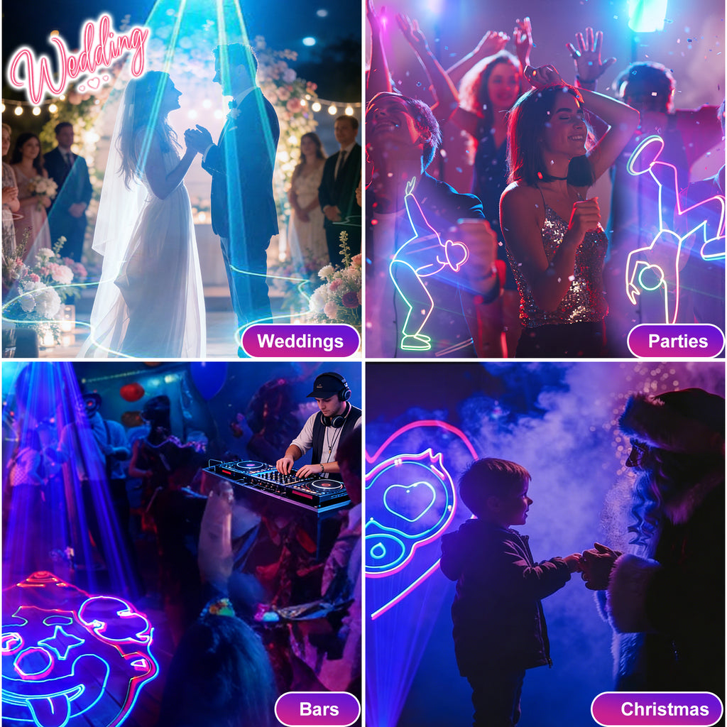 Real Time Output 3W Laser Light Projector