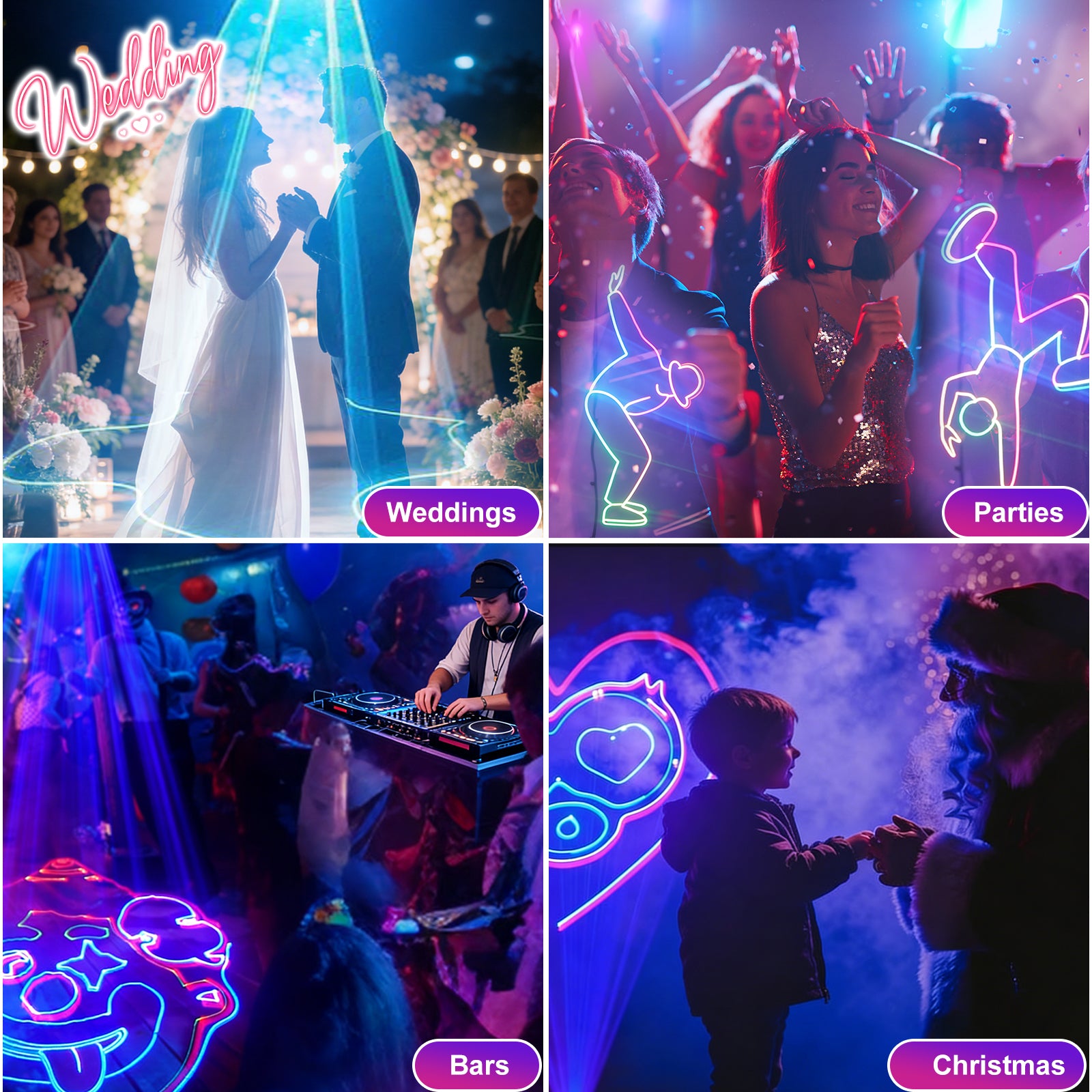 UL certified 20w outdoor laser light advertising