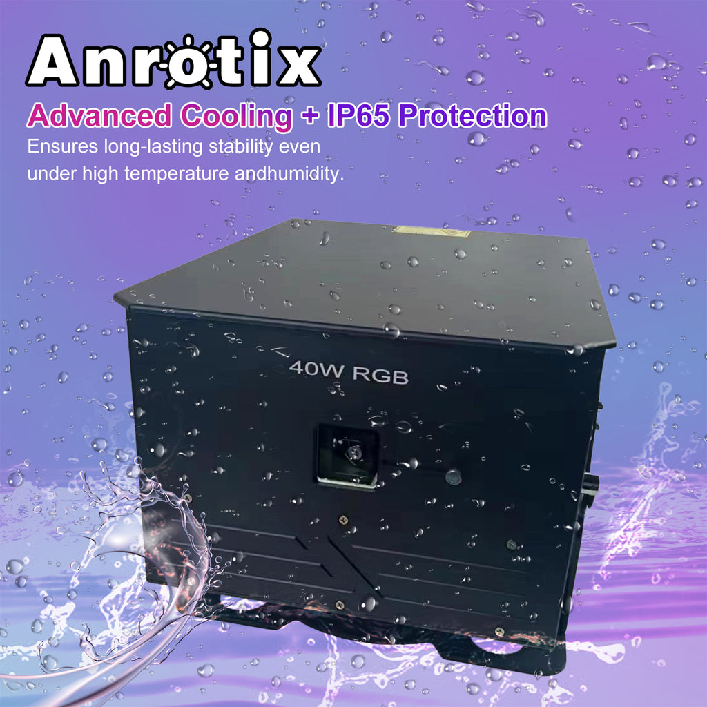 40W Laser Light  with Flight Case RGB Waterproof
