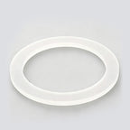 Transparent Quartz Ring, Opaque Quartz Ring, Quartz Glass Flange, High Temperature Resistant Frosted Quartz Circular Insulating Ring