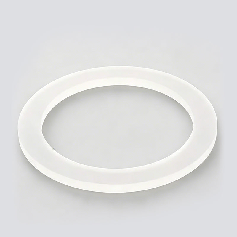 Transparent Quartz Ring, Opaque Quartz Ring, Quartz Glass Flange, High Temperature Resistant Frosted Quartz Circular Insulating Ring