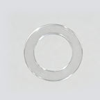 Transparent Quartz Ring, Opaque Quartz Ring, Quartz Glass Flange, High Temperature Resistant Frosted Quartz Circular Insulating Ring