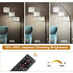 Adjustable Floor Lamp for Three Head Remote-Controlled Lamp