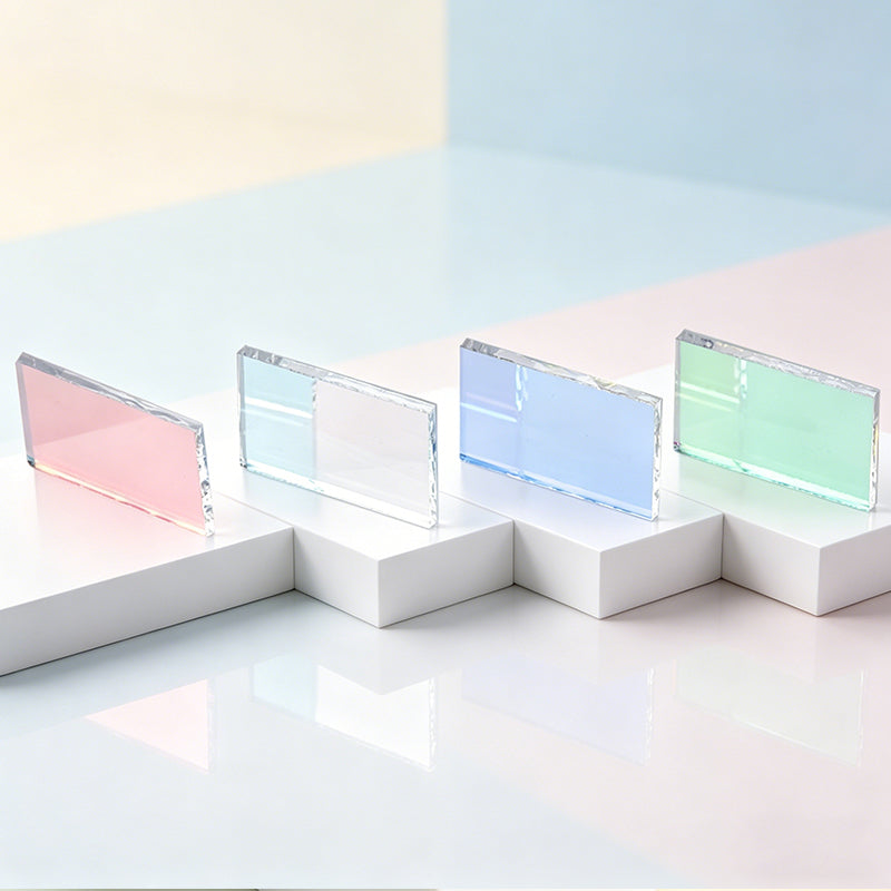 Dichroic Beam Splitter 2.5cm High Temperature Resistant Half-Silvered Mirror Color Filter
