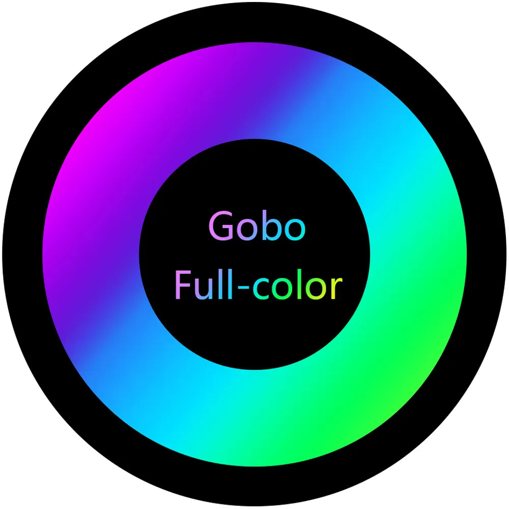 Custom Multi Color Glass Gobo