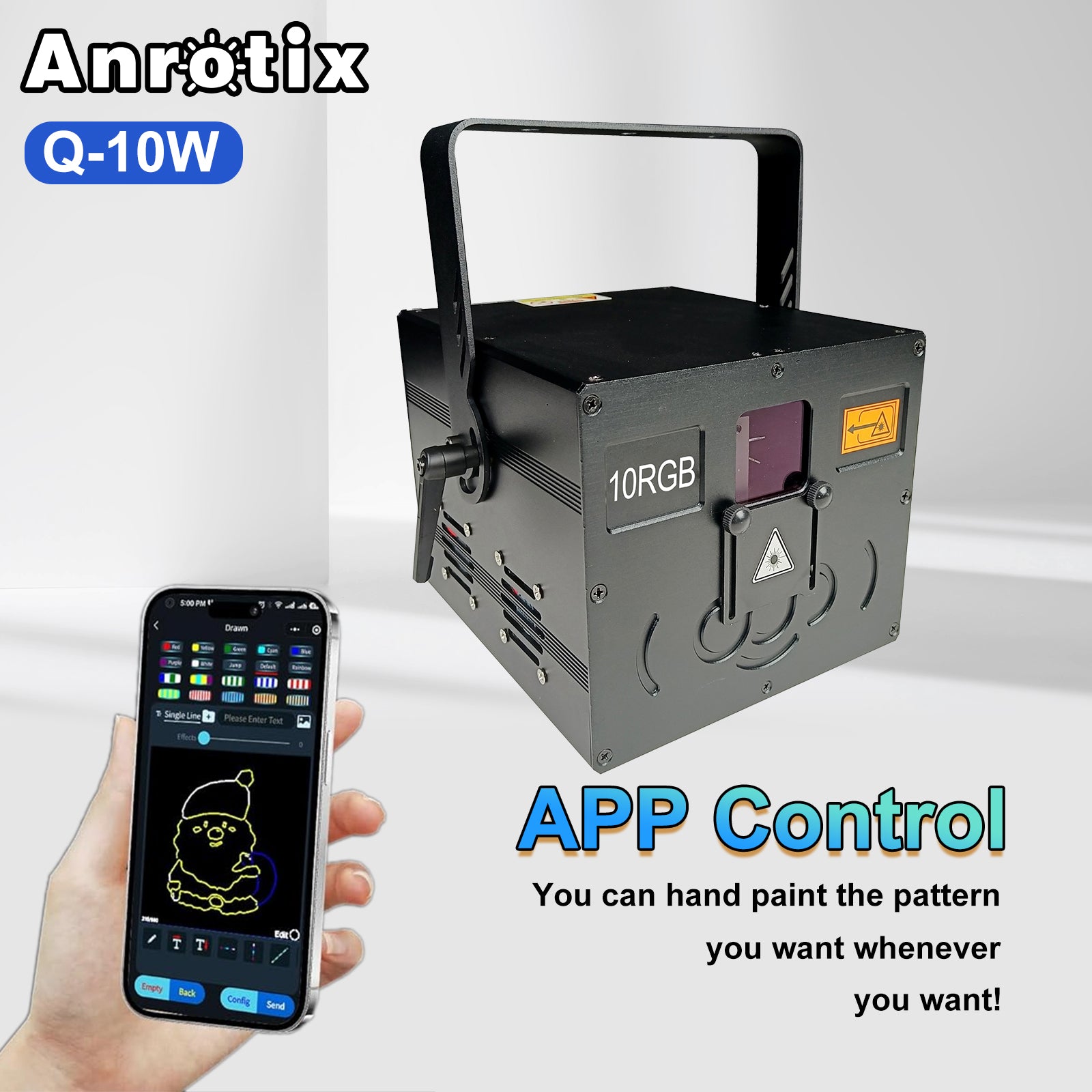 10W laser light with app control