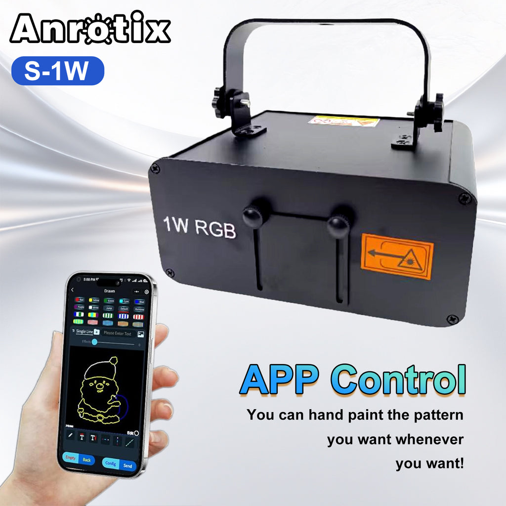 Multi-Color 1W Full-Animation Wedding Laser Light